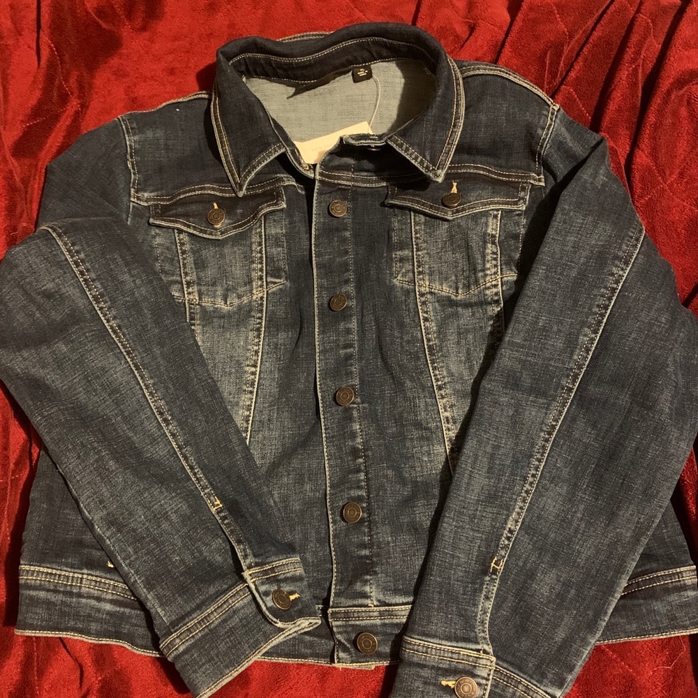 Womens New York and company stretch denim jacket